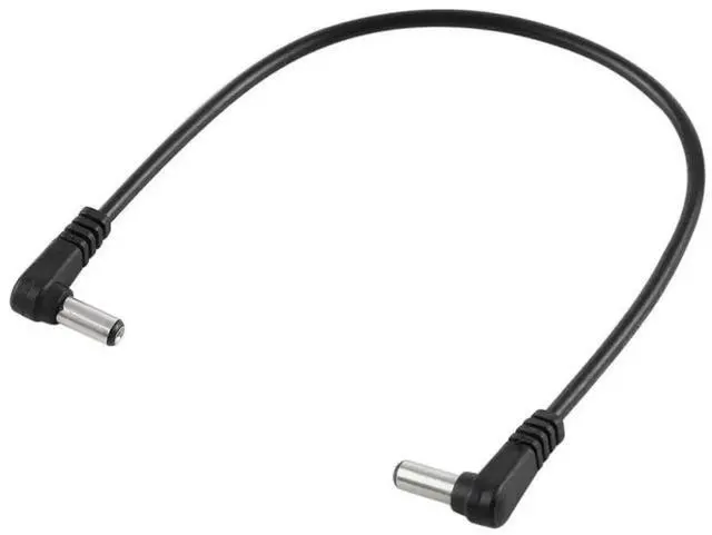 Alt view image 3 of 3 - 30cm 5A 5.5x2.1mm Male to Male Right Angle DC Power Cable, 12V-24V High Current DC Extension Cord