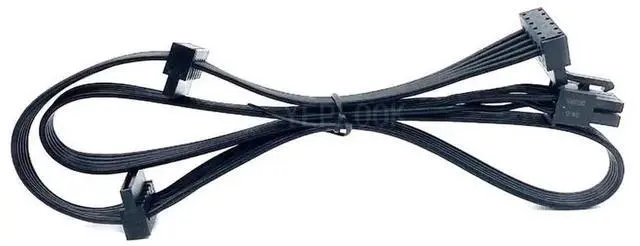 Alt view image 3 of 6 - Modular SATA Angled Power Cable Compatible with Corsair TX-M Series PSU, 3 SATA Connectors for TX850M TX750M TX650M TX550M, 18AWG, Length 50cm+15cm+15cm