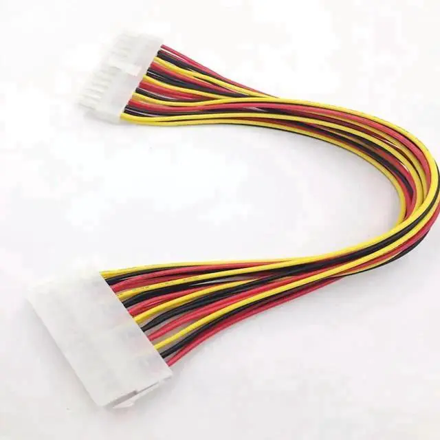 Alt view image 2 of 3 - 90 Degree ATX 24Pin Adapter 24Pin ATX Male to Female Power PSU Port 90-Degree Adapter Board for Desktop Motherboard Power Supply