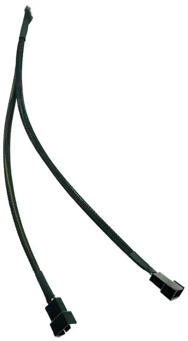 Main image of 4-Pin PWM CPU Fan Extension & Splitter Cable, Motherboard 4Pin Fan Power Adapter Cord for PC Chassis Cooling Fans