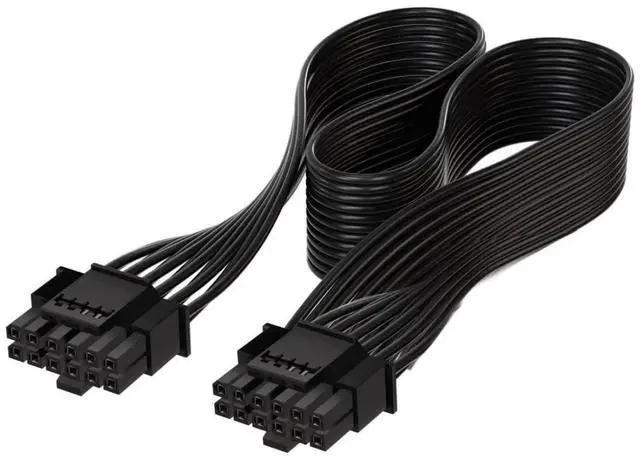 Main image of ATX 3.0 PCIe 5.0 12VHPWR 16Pin to 16Pin Modular PSU Cable, 12+4Pin GPU Power Cord for RTX 3080 3090 Ti