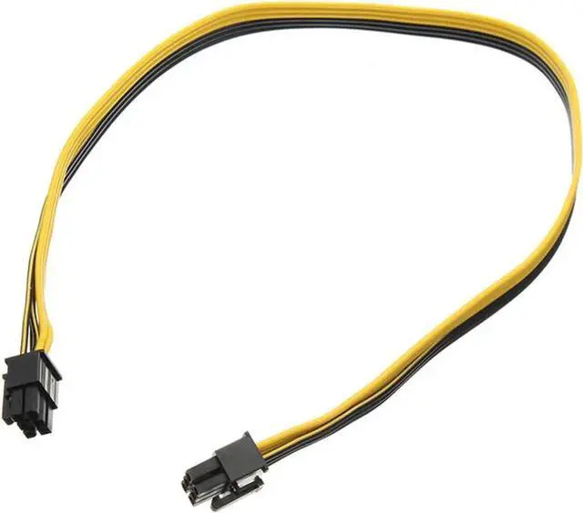 Alt view image 4 of 4 - 1.64ft 18AWG PCIe 6Pin Male to Male Power Cable for Mining Breakout Board, Fits DPS-800GB DPS-1200 PS-2751-5Q PSU