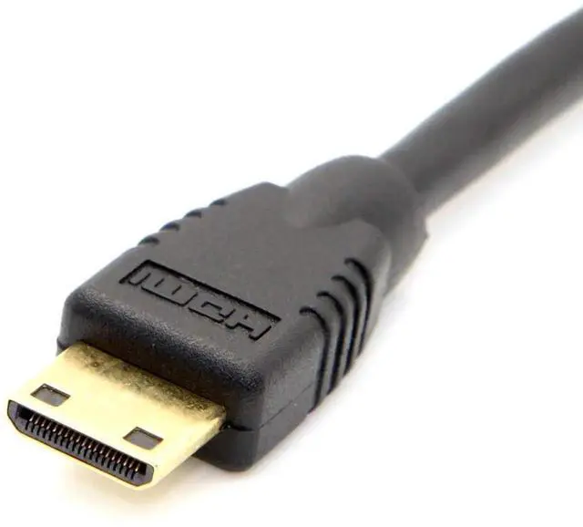 Alt view image 3 of 7 - Mini HDMI Male to HDMI Female Adapter Cable, 4K@60Hz Support for Camera, Monitor, HDTV