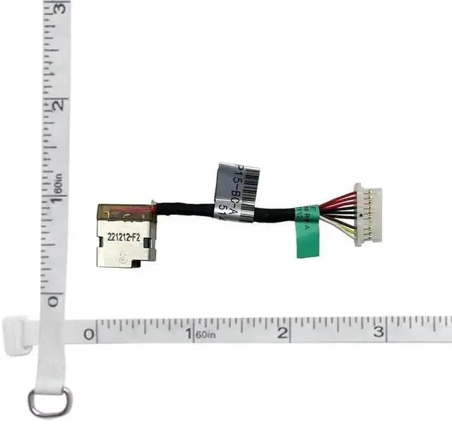 Main image of DC Power Jack Cable with Wire Harness P/N L11631-F25, Charging Port Replacement Cable Compatible with HP 11-K,13-U,13-S,13-AD,13-AG,13-AR,17-AB,M6-W,M6-AR,240 G7,G8,246 G7,G8 Laptops