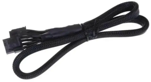 Alt view image 2 of 6 - 60cm Sleeved 4+4 Pin CPU Modular Power Cable Compatible with Corsair RMx Series PSU RM550x/RM650x/RM750x/RM850x/RM1000x