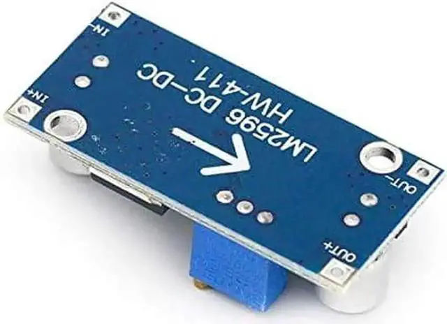 Alt view image 5 of 5 - 1 Pack LM2596S DC-DC Step Down Buck Converter Module, 3A Adjustable Voltage Regulator Input 3.2-35V Output 1.25-35V DIY Power Supply Board