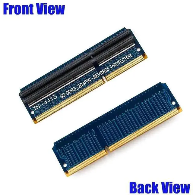 Alt view image 3 of 5 - SO-DIMM 204Pin DDR3 Memory Test Protection Adapter TN4413 RVS Version for Notebook 204Pin RAM Slot