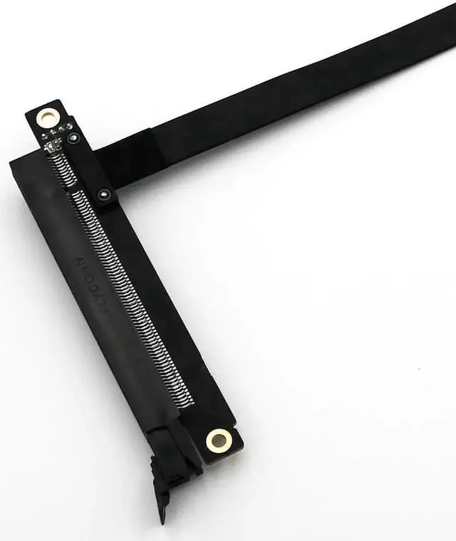 Alt view image 3 of 6 - PCIe 1x to 16x Flexible Riser Extension Cable, SATA to IDE 4Pin Powered PCI-E Adapter for GPU Mining Rig