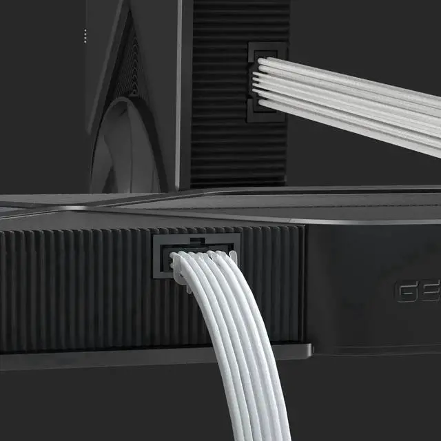 Alt view image 4 of 6 - White Nylon Sleeved PCIe 5.0 12VHPWR 16Pin(12+4) Male to Male Modular PSU Cable, 16AWG High Current GPU Power Cord Compatible with RTX 3090Ti, RTX 4080, RTX 4090