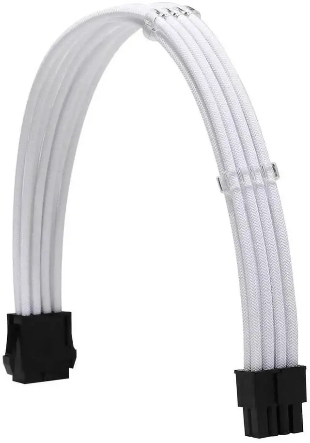 Alt view image 6 of 6 - Black Braided PSU Extension Cable Kit, 18AWG ATX 24Pin + EPS 8Pin + PCIe 8Pin Cables with Cable Combs