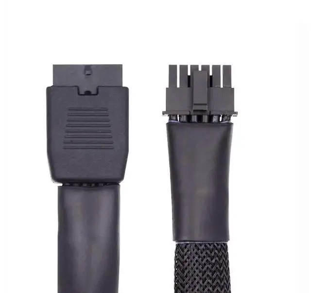 Alt view image 3 of 5 - 17cm 12VHPWR Male to Female Extension Cable, ATX3.0 PCIe5.0 16Pin(12+4) GPU Power Cord for RTX 3080, 3090Ti