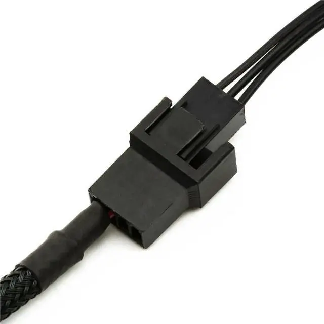 Alt view image 5 of 6 - 5-Pack 15Pin SATA to 4×3/4Pin Fan 12V Power Adapter Cable