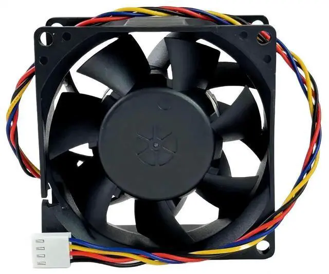 Alt view image 6 of 7 - AVC DAZB0838RCM 80×80×38mm PWM Cooling Fan, DC 13.6V 0.17A, 4-Pin 4-Wire Industrial Axial Fan