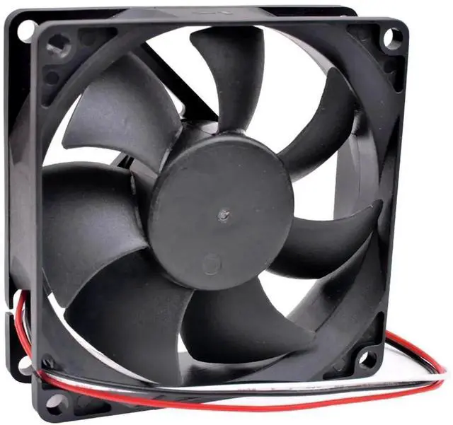 Alt view image 5 of 5 - DA08025B12UR 80x80x25mm DC12V 0.50A Double Ball High Airflow Cooling Fan for Chassis Server Inverter