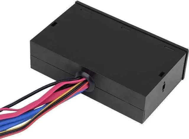 Alt view image 5 of 5 - 5.25 Inch Multi-Function Front Panel Media Dashboard, USB3.0/2.0 Hub + eSATA + 4Pin Power + Audio Jack, Multi Card Reader for M2/TF/SD/MS/CF
