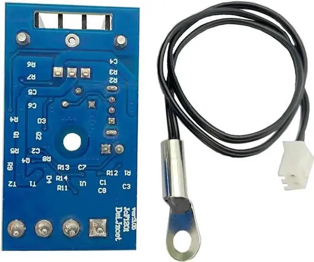Alt view image 6 of 7 - DC 12V 1A Automatic Temperature Controlled Fan Speed Controller with Sensor, Supports 2/3/4 Wire PC CPU & Case Fans