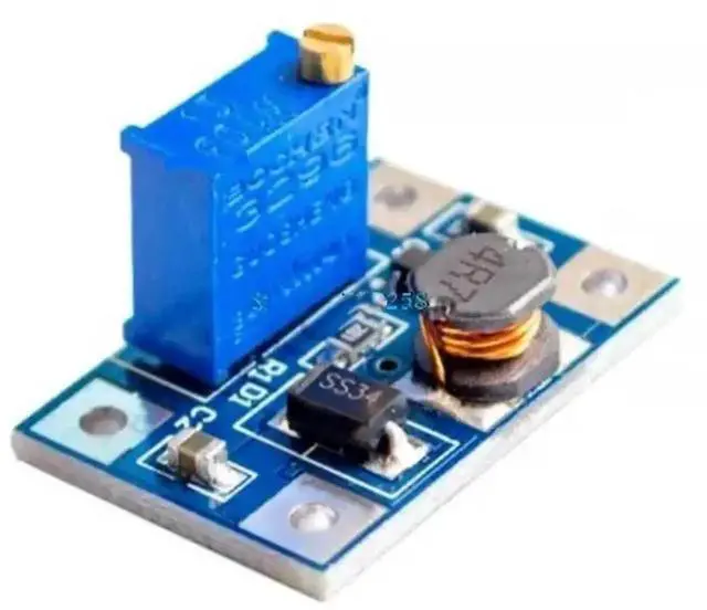 Main image of 5Pcs MT3608 DC-DC Step Up Booster Power Module, 2A Adjustable Boost Voltage Converter Board