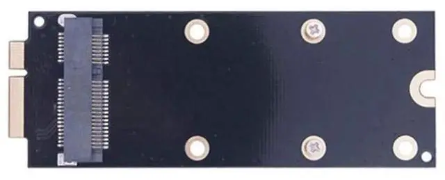 Alt view image 3 of 5 - mSATA Mini PCIe SATA SSD to 7+17Pin Adapter Card, 2012 MacBook Proprietary SSD Converter Compatible with A1425 A1398 MC975 MC976