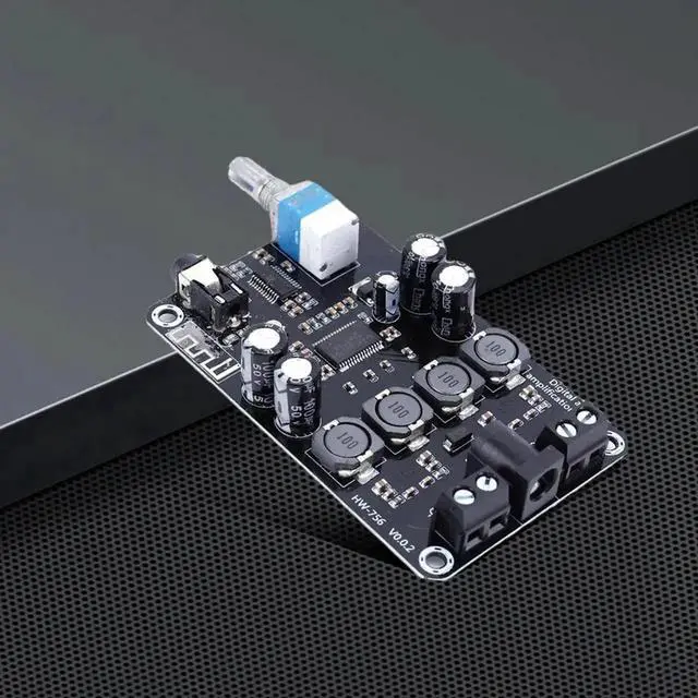 Alt view image 3 of 3 - TPA3118D2 Bluetooth 5.0 Digital Amplifier Board, 50W+50W Dual Channel Amp Module, DC 12-24V Input