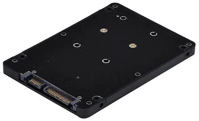 Alt view image 5 of 5 - Mini PCIe mSATA SSD to 2.5 Inch SATA3 Adapter Card with Enclosure & Mounting Screws