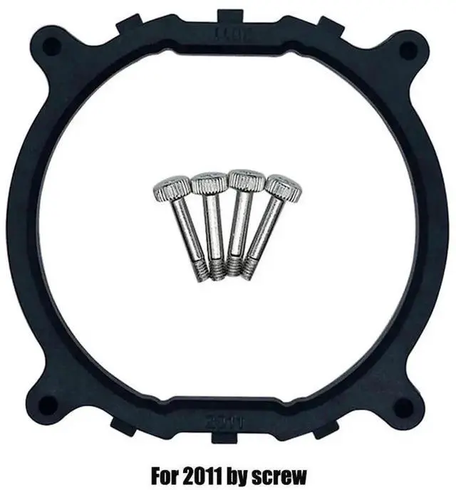 Main image of LGA2011 CPU Cooler Mounting Bracket, Heatsink Fan Holder with Mounting Screws for Intel X79 X99 Motherboards