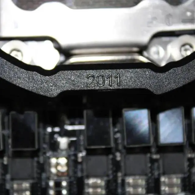 Alt view image 4 of 5 - LGA2011 CPU Cooler Mounting Bracket, Heatsink Fan Holder with Mounting Screws for Intel X79 X99 Motherboards