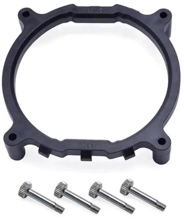 Alt view image 3 of 5 - LGA2011 CPU Cooler Mounting Bracket, Heatsink Fan Holder with Mounting Screws for Intel X79 X99 Motherboards