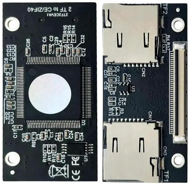 Alt view image 2 of 3 - TF Micro SD PCB Adapter to CE ZIF SSD Interface Card, for PC, Industrial Devices & POS Terminals