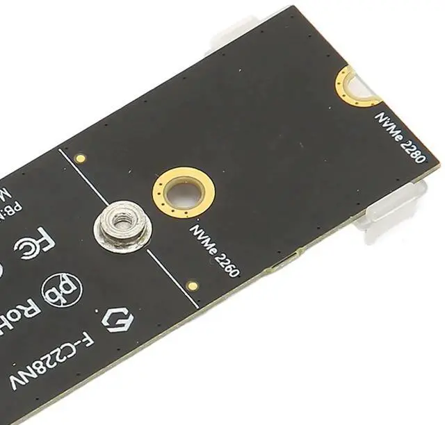 Alt view image 3 of 7 - M.2 A+E Key to M Key Riser Adapter Card, Supports WiFi Bluetooth Module & M.2 NVMe SSD