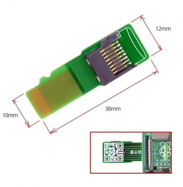 Alt view image 3 of 6 - 5Pcs Micro SD TF Male to Female Extension Adapter, TF Card Extender PCBA Reader Extension Cable Adapter for Car Stereo & Mobile Devices