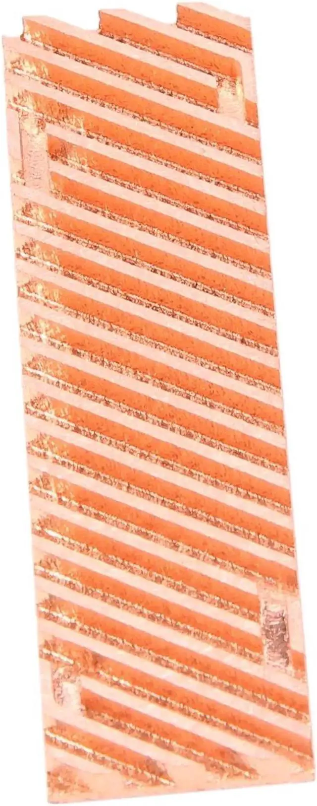 Alt view image 3 of 6 - Ultra Thin Pure Copper Heatsink with Thermal Pad for M.2 2280 PCIe NVMe SSD, 70×20×1.5mm
