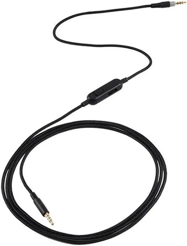 Alt view image 3 of 4 - 3.5mm Replacement Audio Cable Black for HyperX Cloud MIX / Cloud Alpha Gaming Headset