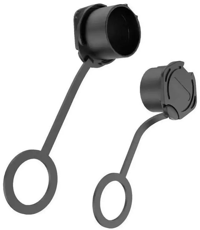Alt view image 2 of 3 - LP Series Circular Aviation Plug Waterproof Protective Cap, Plastic Dustproof Power Connector Cover