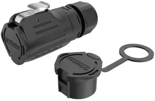 Alt view image 3 of 3 - LP Series Circular Aviation Plug Waterproof Protective Cap, Plastic Dustproof Power Connector Cover
