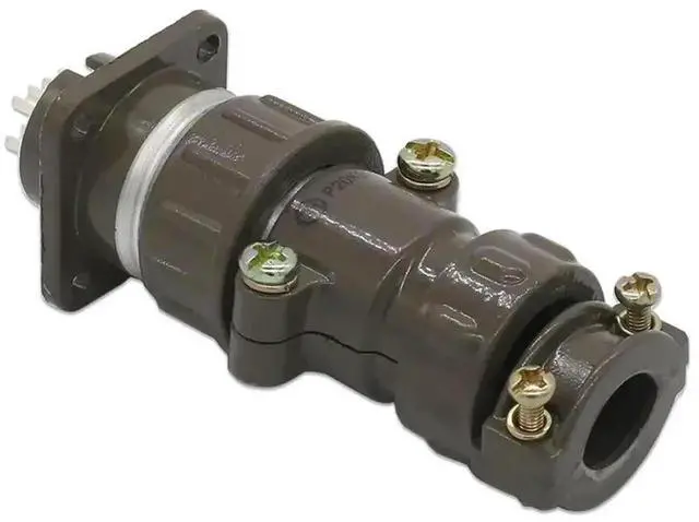 Main image of M20 7-Pin Industrial Circular Waterproof Connector, 10A Rated Current, Bulkhead Mount Male Socket & Female Plug, Solder Type Cable Wiring Adapter