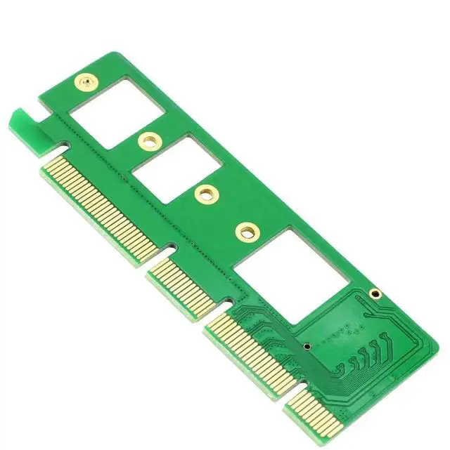 Alt view image 7 of 7 - M-Key M.2 NVME AHCI SSD to PCIe 3.0 X4/X8/X16 Adapter Card, NGFF SSD PCIe Riser Converter Compatible with Samsung XP941 SM951 PM951 A110, Green PCB