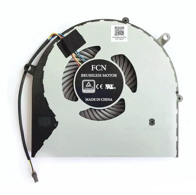 Alt view image 2 of 6 - CPU+GPU Dual Cooling Fan Set, DC12V 4-Pin PWM, DFS552012M00T FK7V / DFS602212M00T FK7W, Replacement for ASUS ROG Strix FX503 GL703 FX63V Gaming Laptops