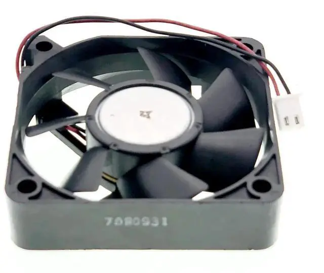 Alt view image 7 of 7 - Replacement 6015 Silent Cooling Fan 2406RL-04W-M30, DC12V 0.08A, 60×60×15mm 2-Wire Axial Fan