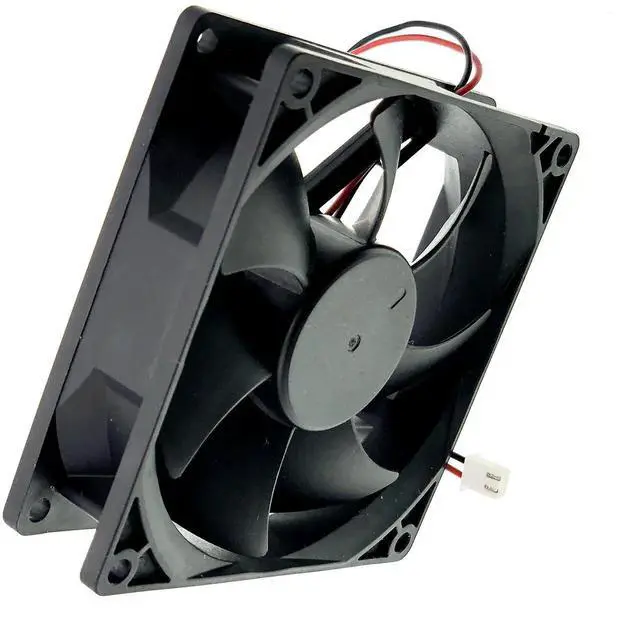 Alt view image 6 of 7 - Replacement 9025 Brushless Cooling Fan PY-9225H12S, DC 12V 0.35A, 90×90×25mm 2-Pin 2-Wire Fan
