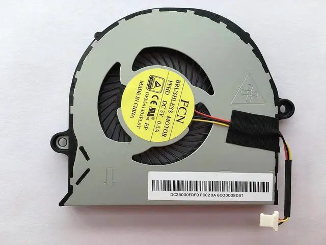 Main image of CPU Cooling Fan DC28000ERF0 DFS561405FL0T for Acer Aspire E5 Series, 3-Wire 3-Pin