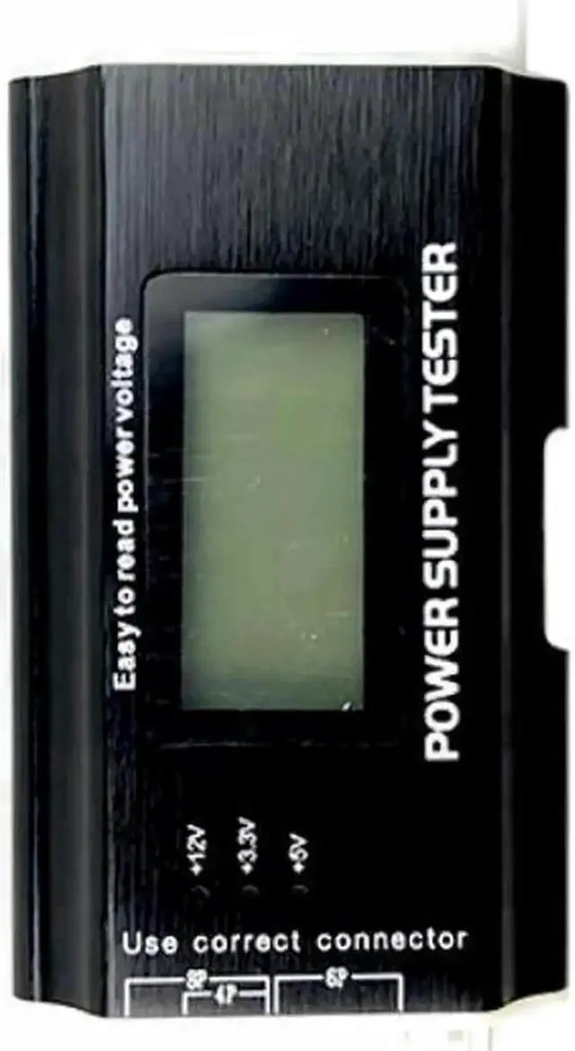 Alt view image 2 of 4 - Digital LCD ATX Power Supply Tester, 20/24 Pin PSU Checker for SATA HDD ATX BTX Power Measurement