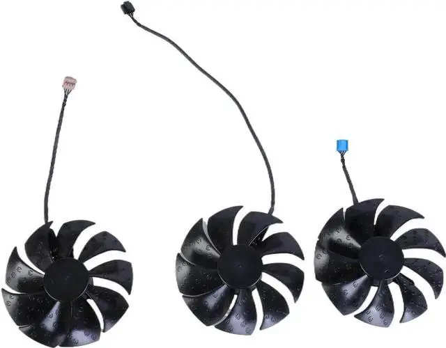 Alt view image 3 of 7 - 87MM PLD09220S12H GPU Cooling Fan, 4-Pin PWM Replacement for EVGA GeForce RTX 3070 3080 Ti 3090 FTW3 Ultra Gaming