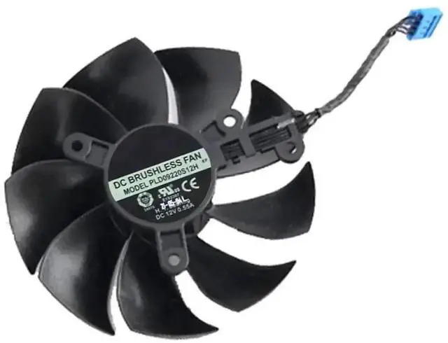 Alt view image 5 of 7 - 87MM PLD09220S12H GPU Cooling Fan, 4-Pin PWM Replacement for EVGA GeForce RTX 3070 3080 Ti 3090 FTW3 Ultra Gaming
