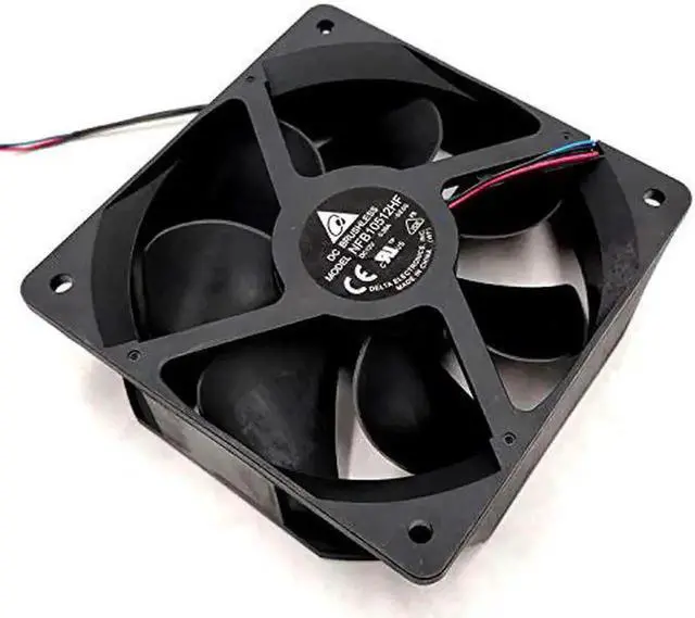 Alt view image 3 of 6 - Delta NFB10512HF Projector Cooling Fan, 10532 12V 0.39A 3-Wire