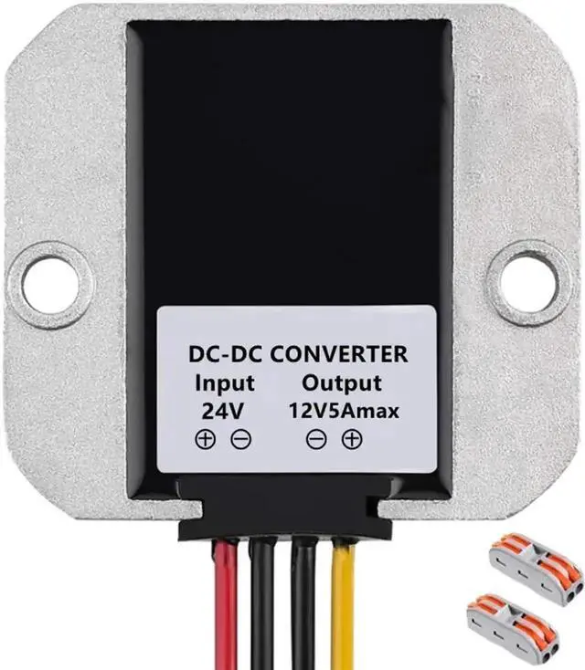 Main image of 24V to 12V DC-DC Step Down Converter, Waterproof Power Module 5A 60W for Golf Cart Club Car