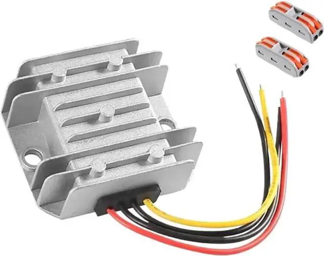 Alt view image 4 of 6 - 24V to 12V DC-DC Step Down Converter, Waterproof Power Module 5A 60W for Golf Cart Club Car