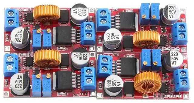 Alt view image 3 of 4 - 5A Constant Current Voltage Charging Module, DC Buck Power Supply LED Driver, Vertical Red Board