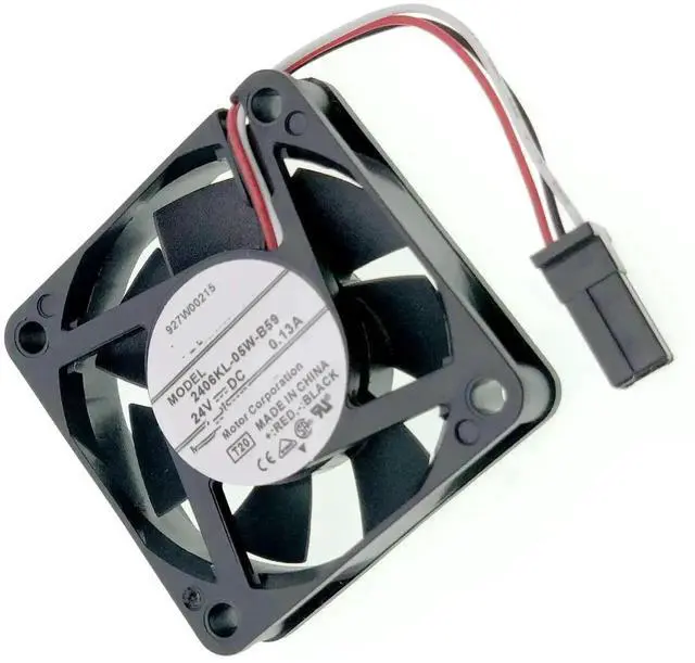 Alt view image 6 of 6 - 60×60×15mm DC 24V Cooling Fan, 2406KL-05W-B59 4600RPM Replacement Fan for Fanuc