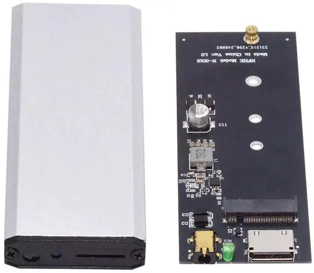 Main image of Oculink SFF-8612/SFF-8611 to M.2 NVMe Adapter, PCIe 4.0 x4 64Gbps M-Key SSD Enclosure for 2280