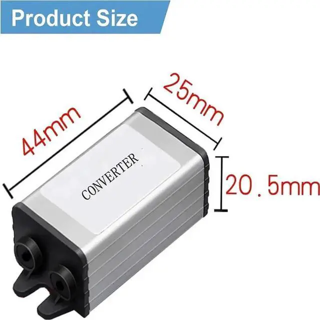 Alt view image 5 of 6 - 24V to 12V Step Down Converter 5A 60W DC-DC Reducer, 15-35V Input Power Regulator for Car Truck Boat Solar System